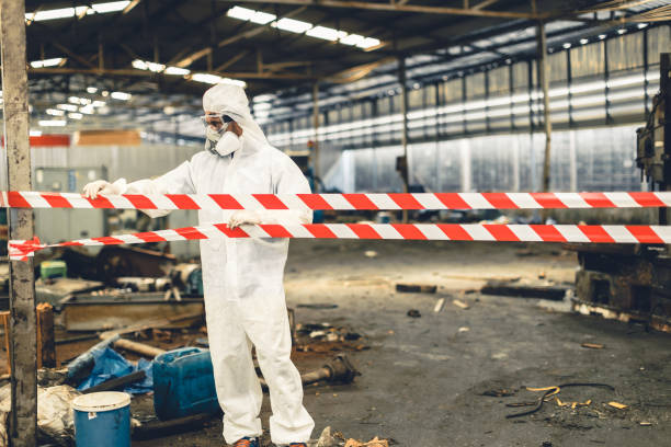 Professional Biohazard technician working in Oxford, PA